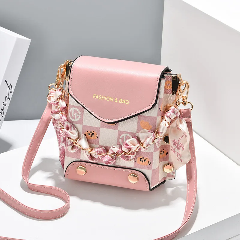 Torba na telefon komórkowy Damska nowa letnia moda Mini torba Moda Pojedyncze ramię Crossbody Dobrze wyglądająca Odpowiednia Codzienna kolokacja