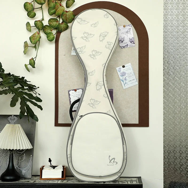 عاكس فراشة بيبا حقيبة مقاوم للماء أكسفورد القماش سميكة الكتفين المحمولة بيبا حقيبة ملحقات الآلات الموسيقية