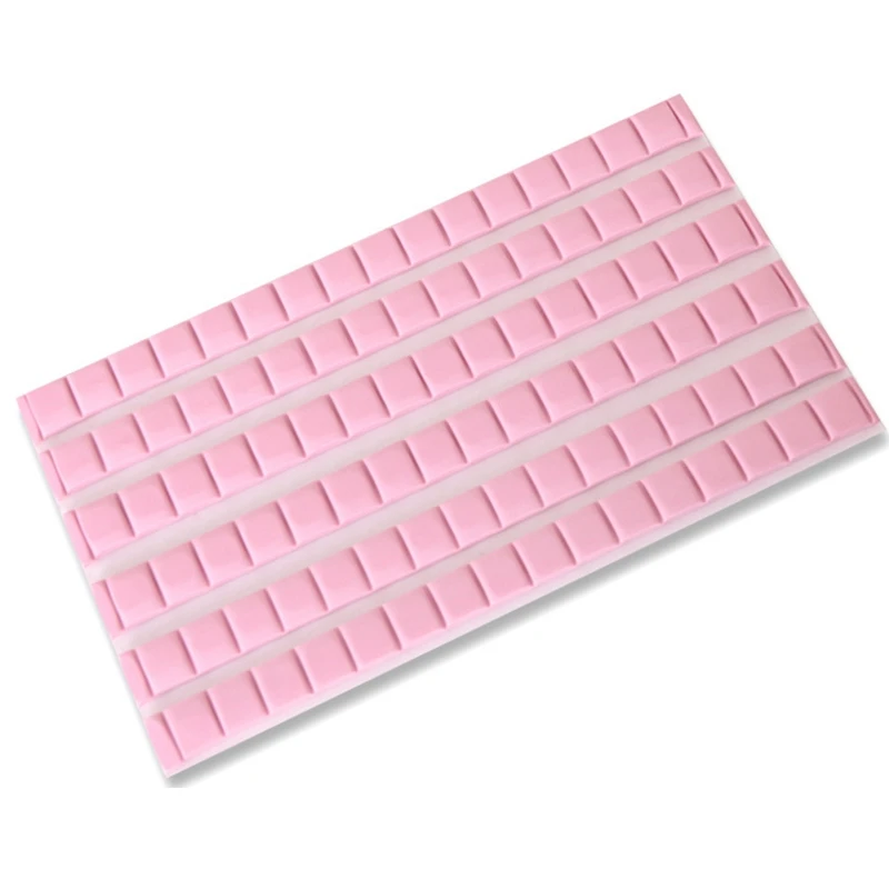 LUDA 96 PCS Adhesive Poster Tacky Putty Sticky Non-Toxic Mounting Putty Reusable & Removable Wall Safe Tack Putty (Pink)