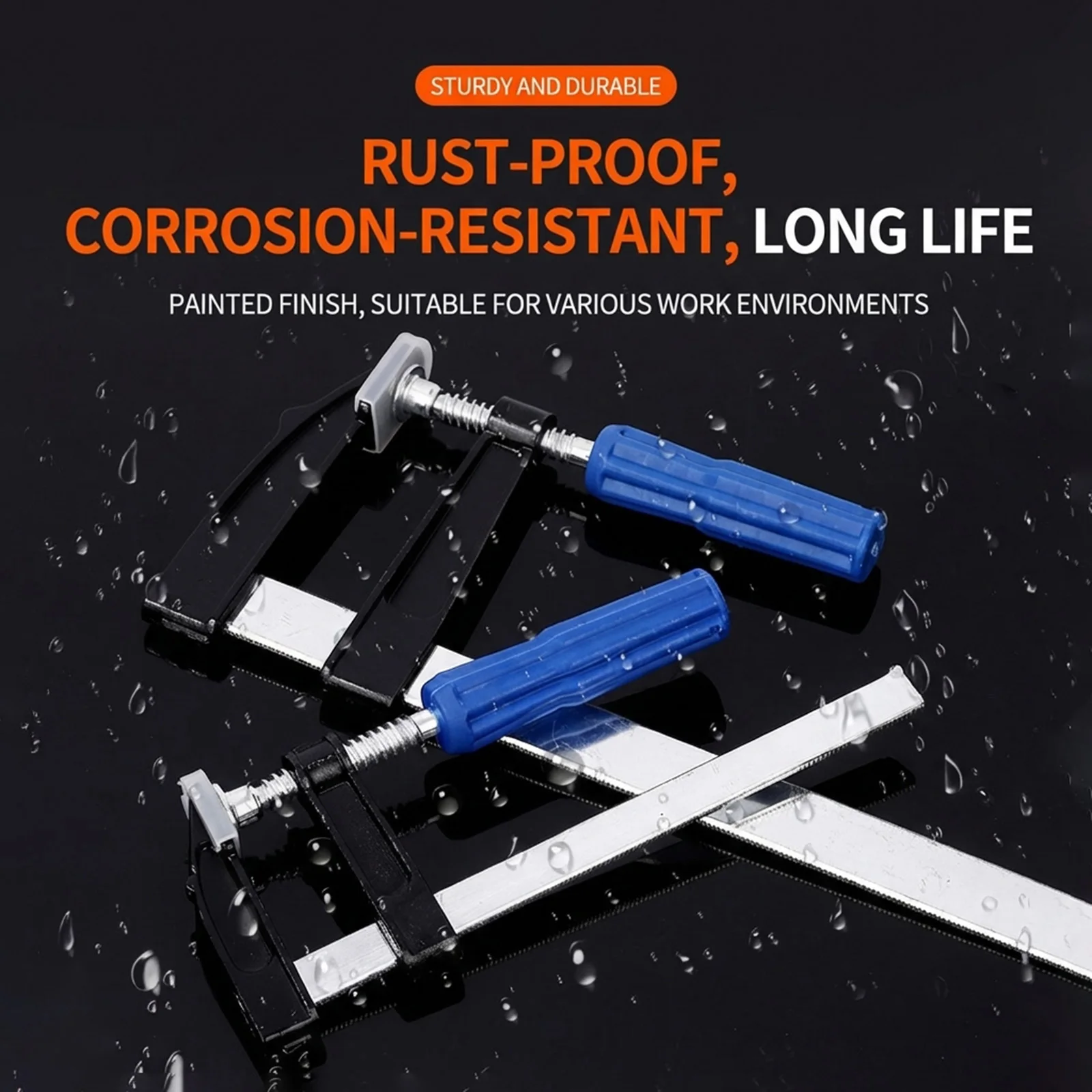 

Зажимы для деревообработки типа F, быстрозажимные инструменты, прочные, из углеродистой стали, с антикоррозийным покрытием, для изготовления мебели и DIY-проектов