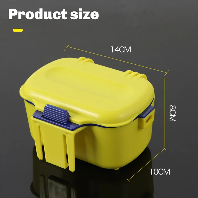 -A90P Versatile Fishing Bait Box Fish Hook Lure Fake Bait Box Breathable Moisture-Retaining For Earthworms And Live Lures