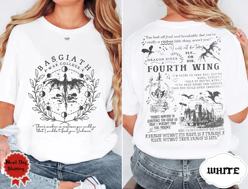 

Fourth Wing Basgiath War College PNG Dragon Rider Design Fly or Die Rebecca Yarros Merch Violet Sorrengail Bookish Merch Gift
