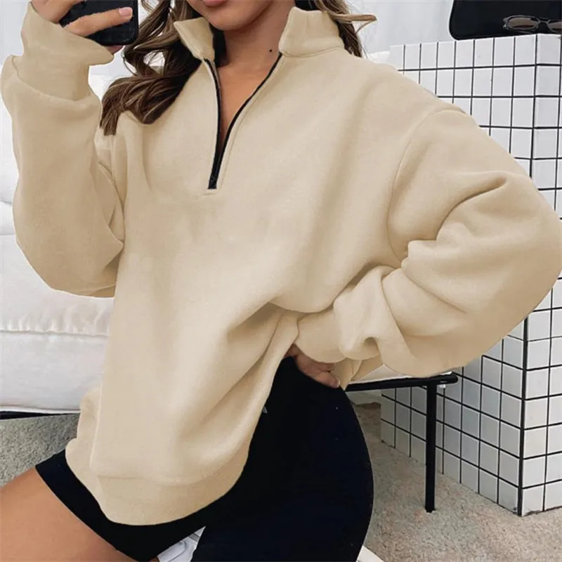 

Модная свободная женская толстовка-худи в уличном стиле с длинным рукавом, повседневный комфортный топ