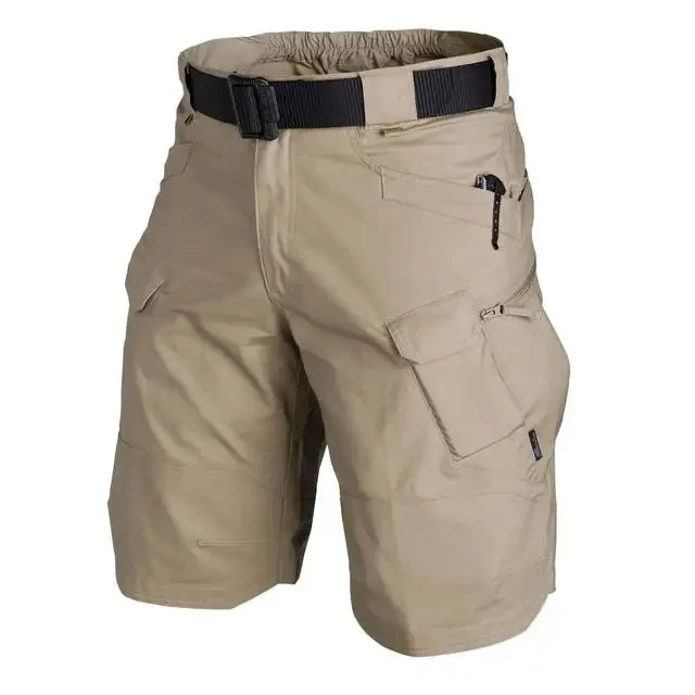 Summer Waterproof Quick Dry Multi-pocket Shorts Men Cargo Shorts Tactical Short Pants Men\'s Outdoor Clothes Hunting Fishing