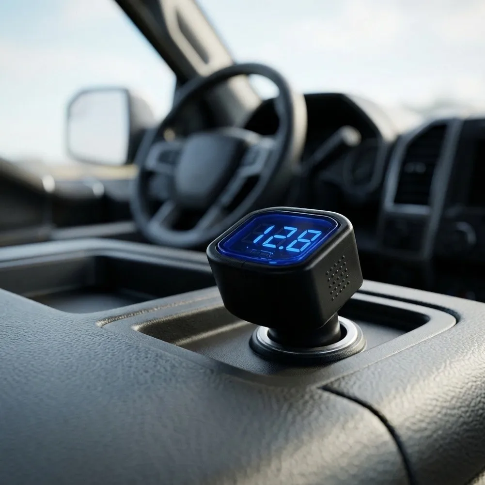 DC 12-24V Meter Vehicle Voltmeter DC 8V-30V 1.2 1.2 Accuracy High-brightness LED Display DC Voltage Meter For Vehicles
