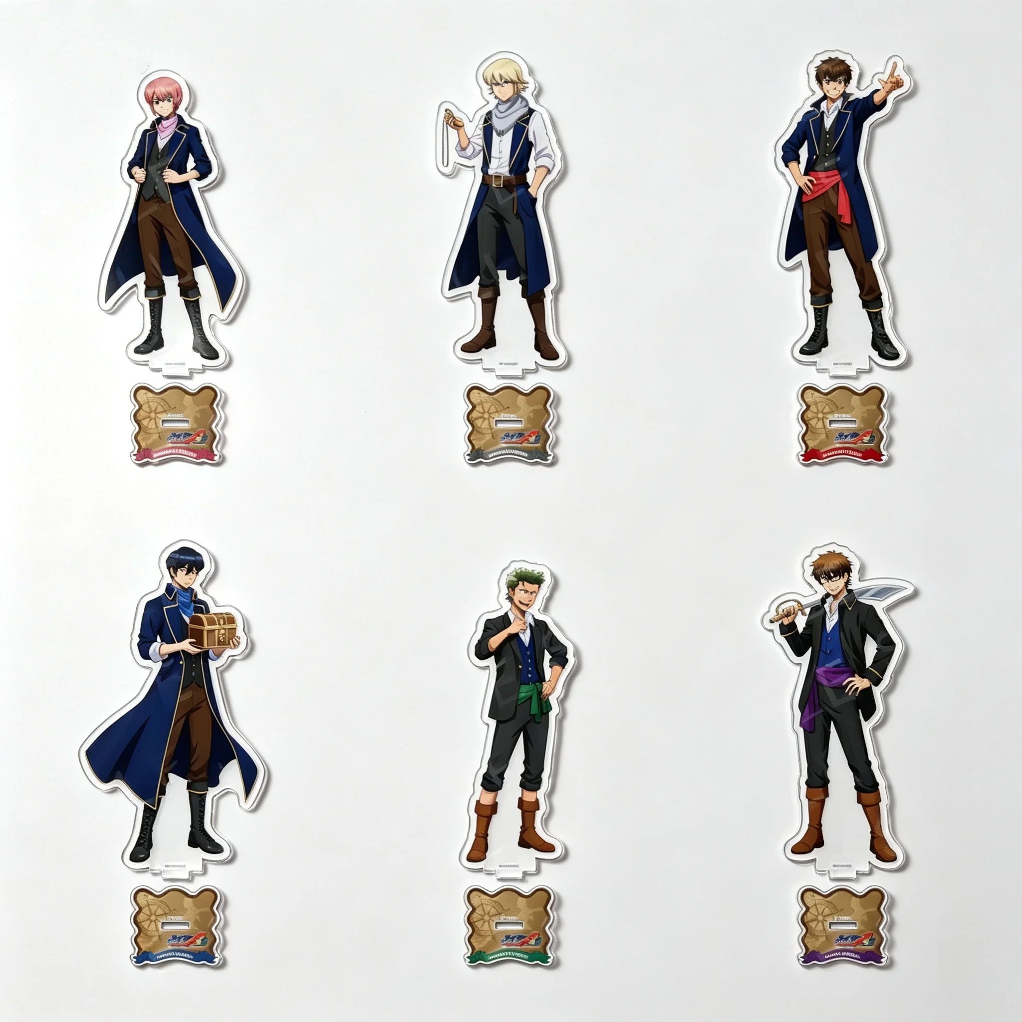 Anime Ace of Diamond Act II Pirate Costume Ver Acrylic Stand Model Plate Keychains Desktop Ornament Fans Gifts