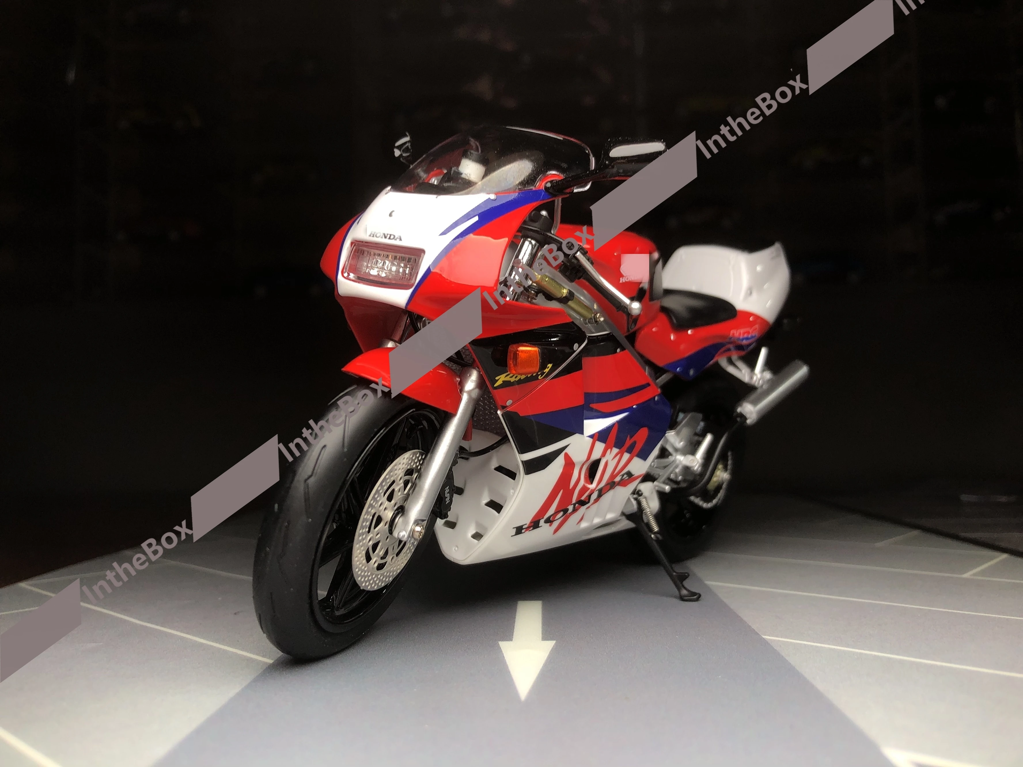 HRC Red 1/12 Scale LCD NSR250R SP Diecast Model Motorcycle Car Collection Limited Edition Hobby Toys