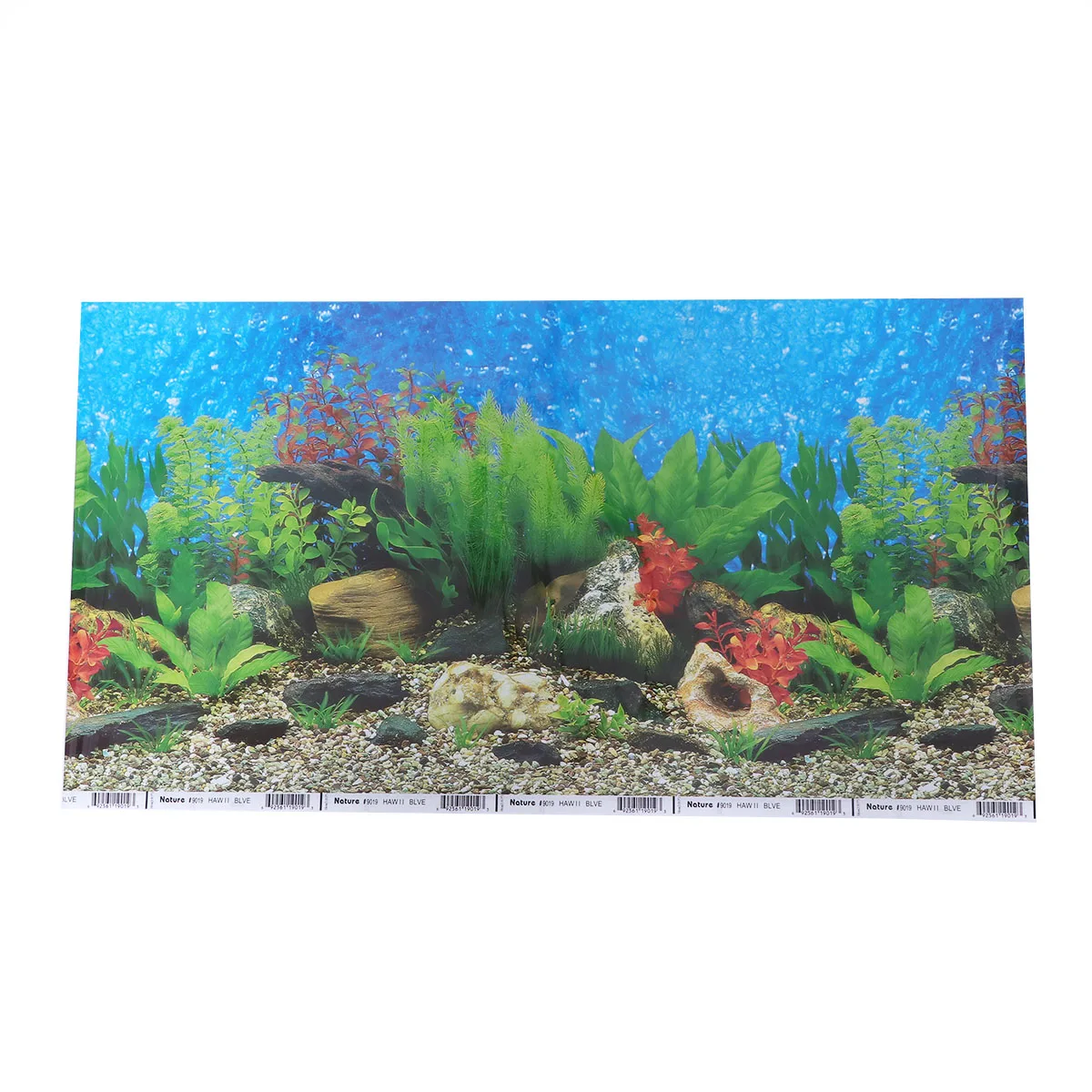 

Fish Tank Background Sticker 3D Wallpaper Aquarium Decoration Static Cling Adhesive Backdrop Pet Supplies Easy Durable Non