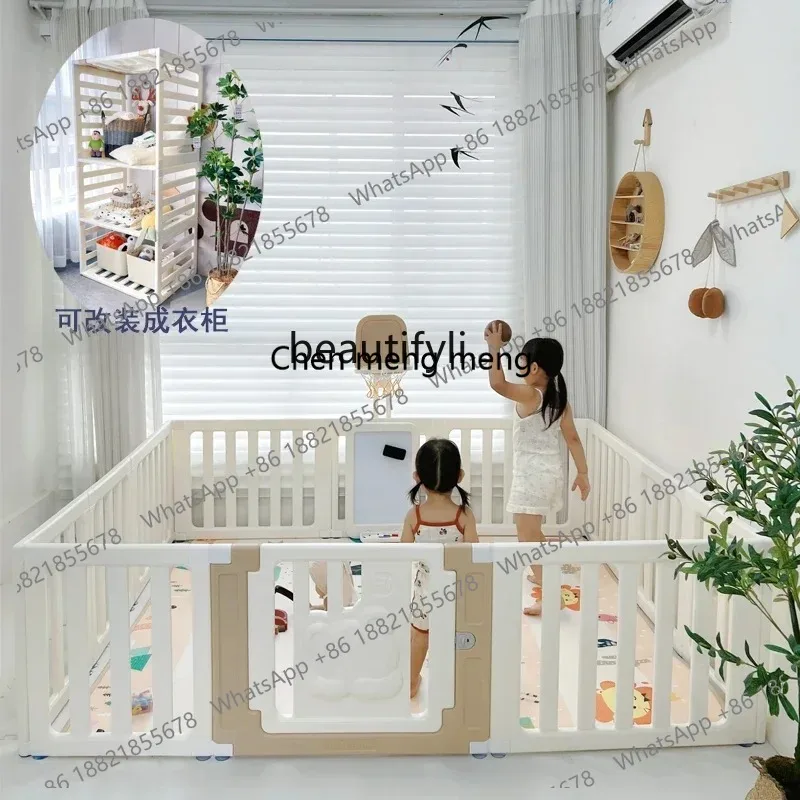 SS New styleGame fence, protective fence, baby baby, children's ground 6 fences, indoor household 1 small apartment crawling mat