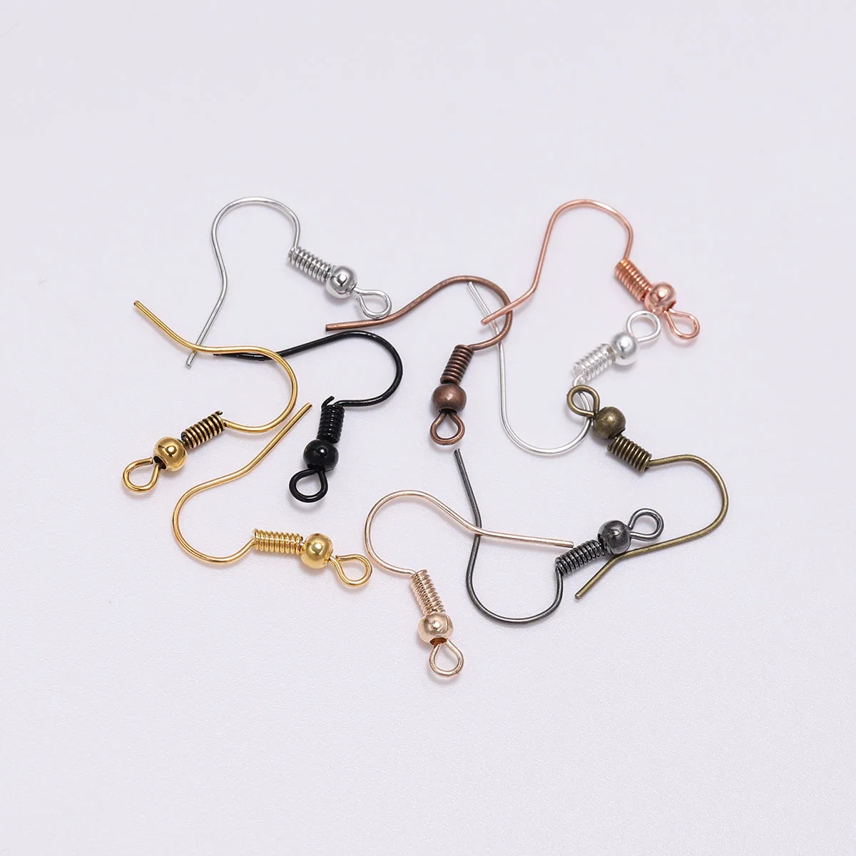 100pcs/lot 20x17mm DIY Earring Findings Earrings Clasps Hooks Fittings DIY Jewelry Making Accessories Iron Hook Earwire Jewelry