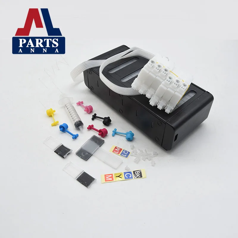 Imagem -03 - Ciss Cores Sistema de Abastecimento de Tinta Contínua para Epson L800 L801 L805 L810 L850 L1300 Grau a L1800