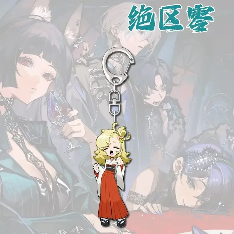 Zenless Zone Zero Keychain Cute Cartoon Game Characters Cell Phone Chain Book Bag Charm ZZZ Role Play Props Unisex Gifts