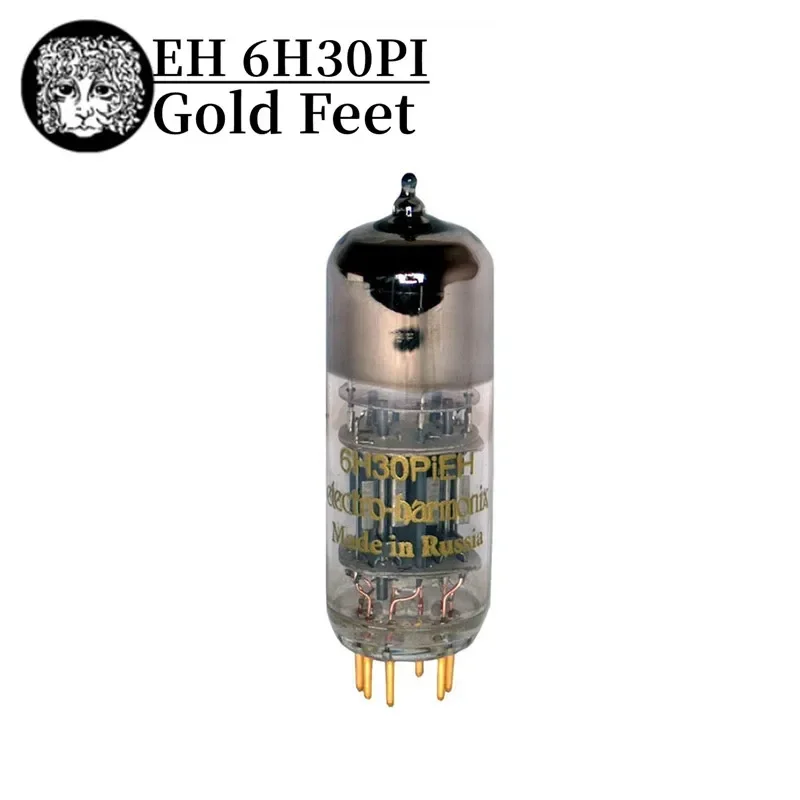 Vacuum Tube EH 6H30PI 6H30 Gold Feet Replaces 6N6 for Electronic Tube Amplifier HIFI Audio Amp Original Exact Match Genuine