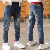 DIIMUU 4-11 Years Kids Jeans Trousers Clothing Boy Jeans Children Denim Pants Spring Autumn Baby Long Pants Toddler Bottoms