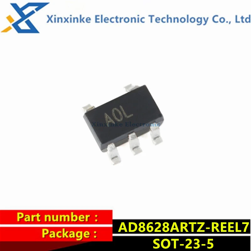 

AD8628ARTZ-REEL7 SOT-23-5 AOL Operational Amplifier Chip AD8628A