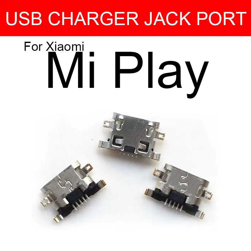 

Разъем порта зарядного устройства Mirco Usb для Xiaomi Mi Play MiPlay, синхронизация данных, зарядная док-станция, разъем для ремонта, замена порта