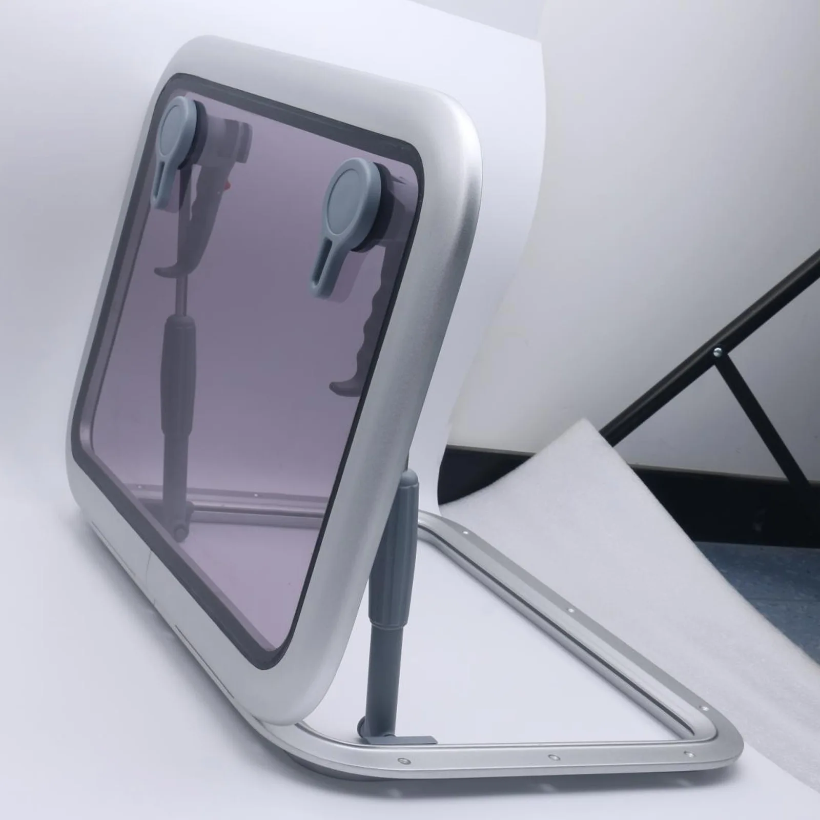 Rectangular Porthole Aluminum Alloy Skylight New Marine Hardware Boat Accessories RVs-Multiple Acrylic Glass Specifications