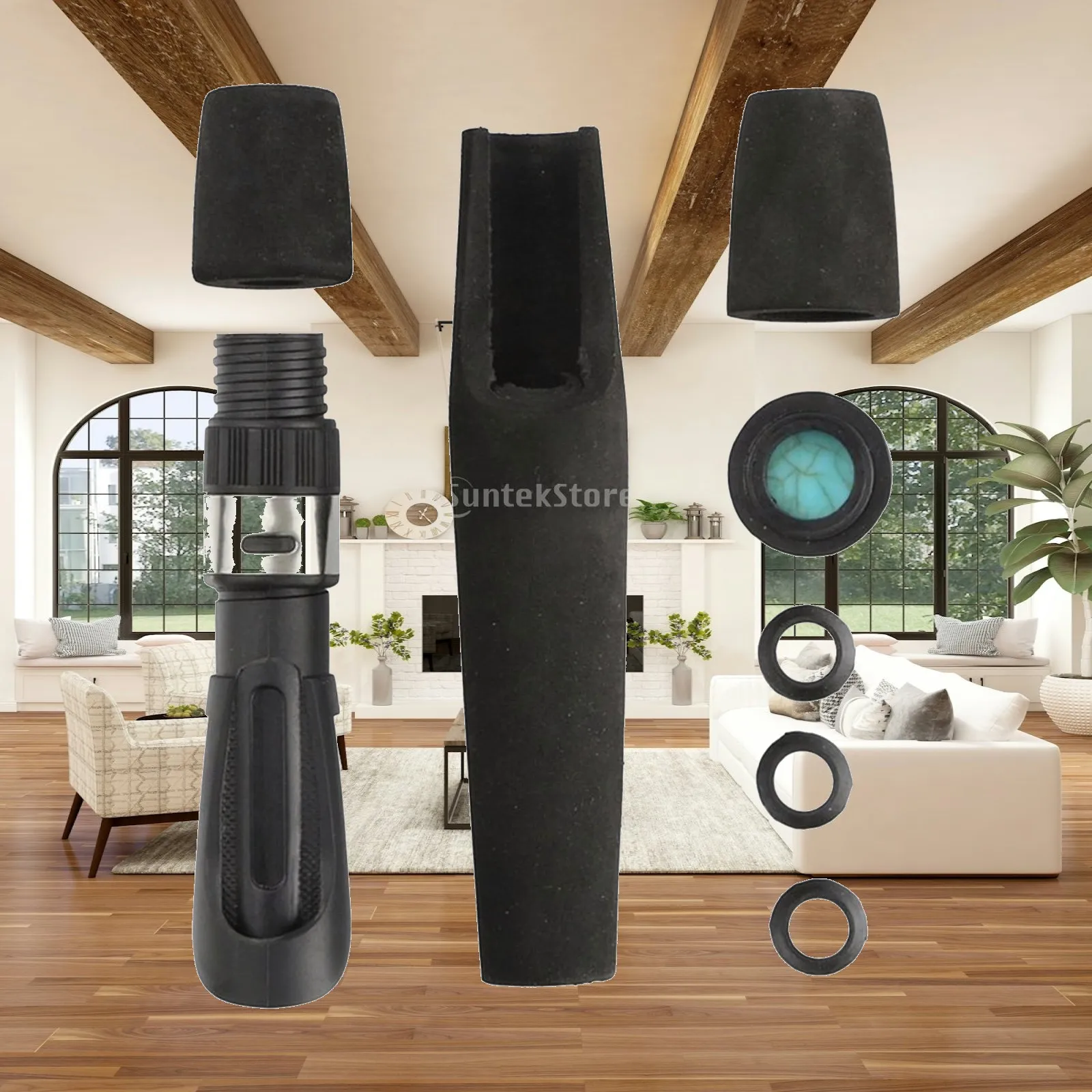 Lightweight EVA Fishing Rod Grip Handle with Built-in Reel Seat for DIY Rod Building Projects