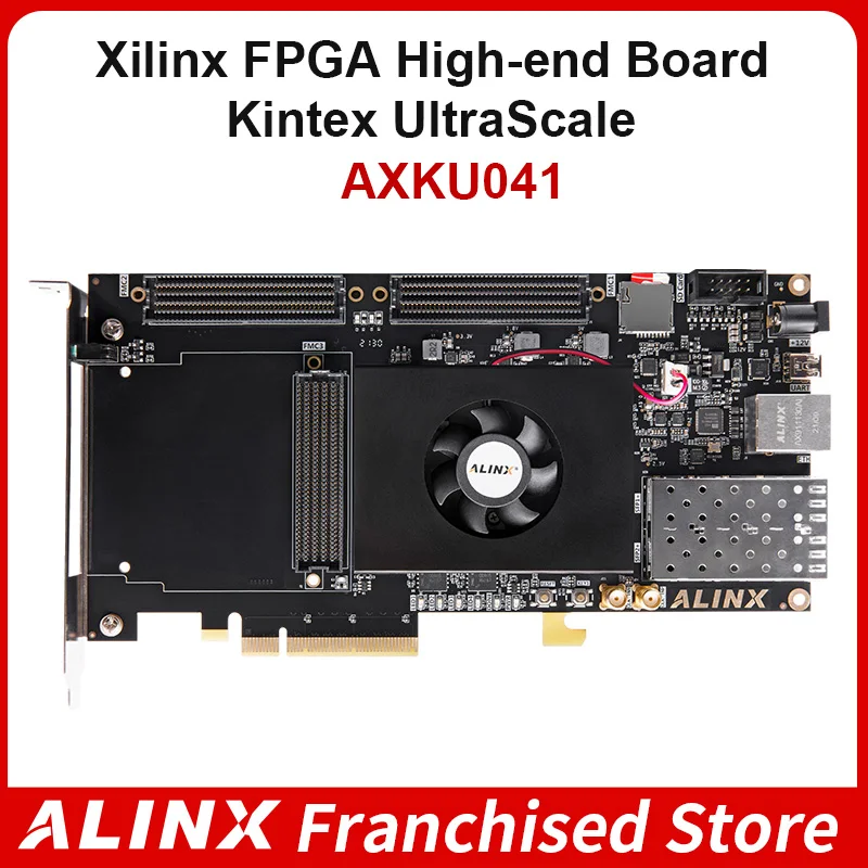 ALINX AXKU041 Xilinx Kintex UltraScale KU040 XCKU040 FPGA Development Board PCIE 3.0  SFP FMC HPC LPC