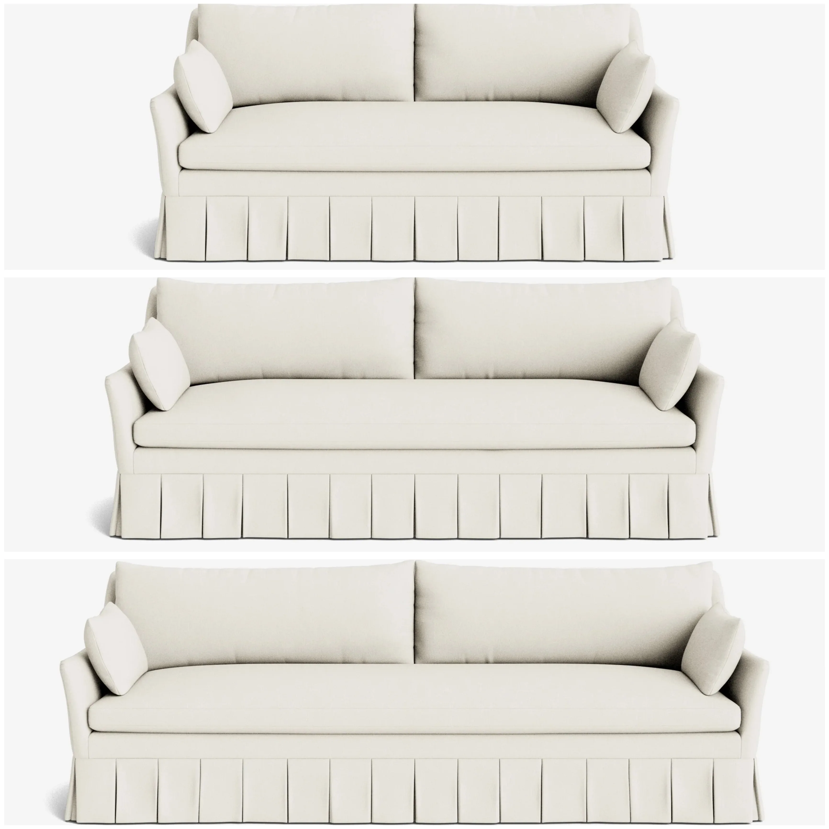 ^Customized Modern Elegant Traditional Style Three-Seat Sofa Velvet Fabric with Tufted Feature and Sponge Filling Material