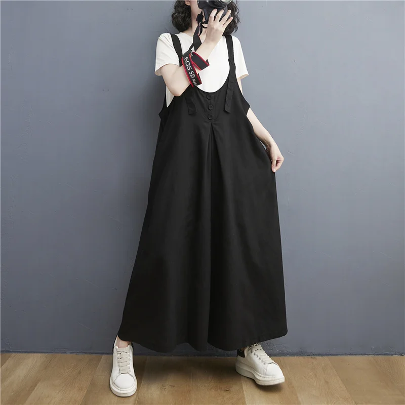 Модный хлопковый льняной комбинезон с широкими штанинами, женские летние новые брюки Sle Agel Sli с девятью точками для больших размеров