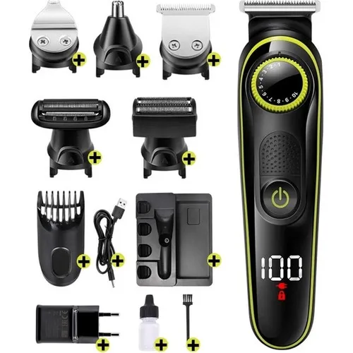 Hair & Beard Styling Shaving Machine Male Care Set 5 in 1 Ultimate