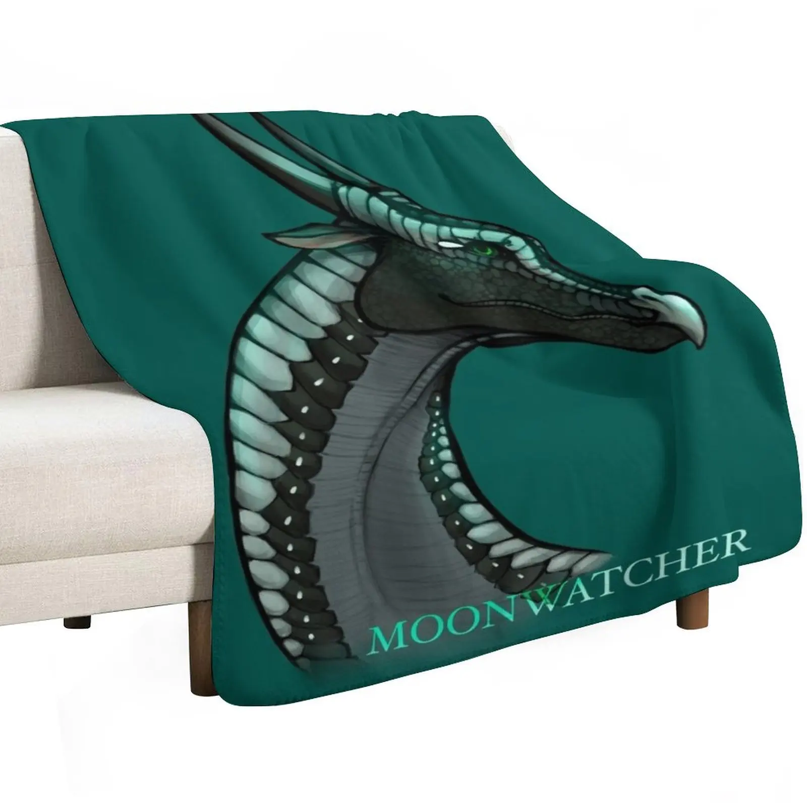 Wings of Fire - Moonwatcher Throw Blanket Hairy Vintage Nap Soft Beds Plaid on the sofa valentine gift ideas Blankets