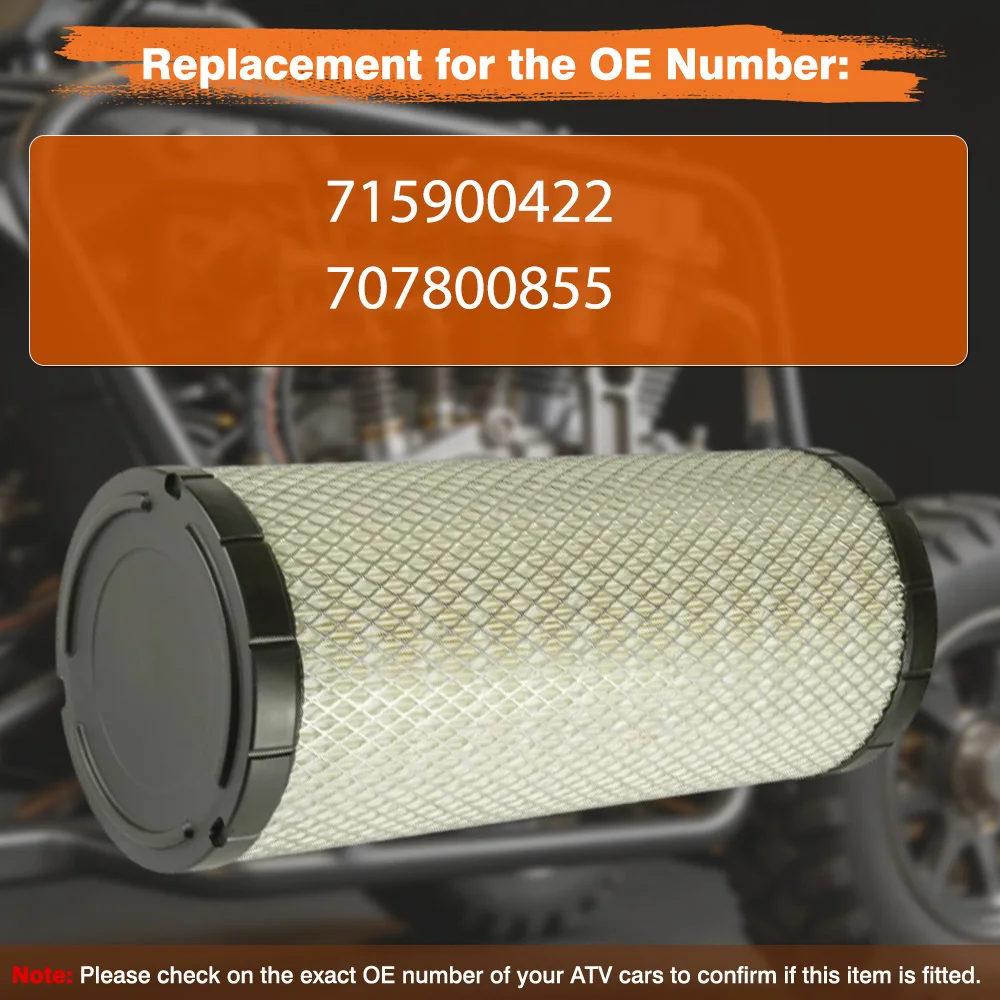 Air Filter Element 715900422, 707800855 For Can-Am Maverick X3 DS RS XDS XMR XRS Turbo R Sport Commander Max 1000R Accessories