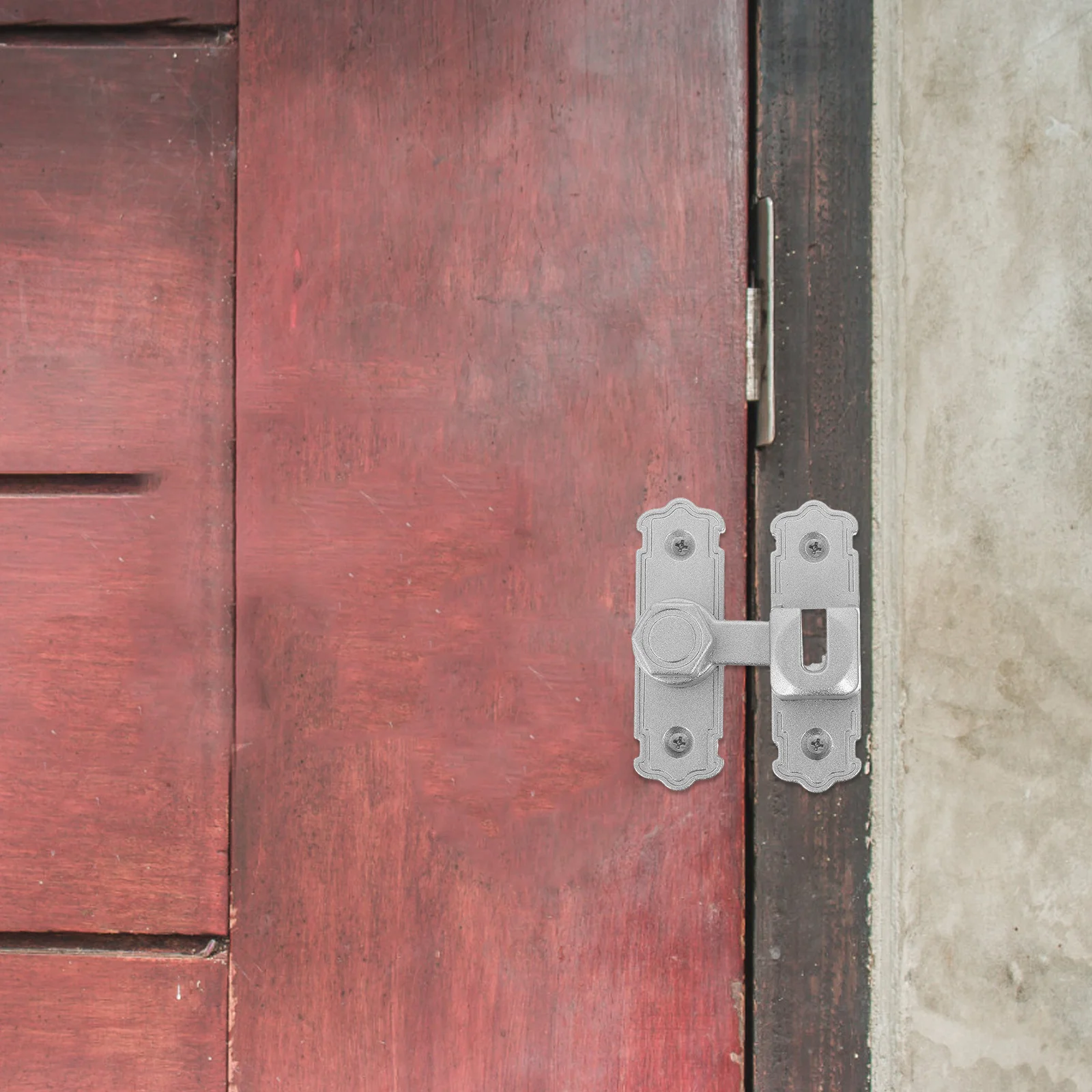 

2 pcs Aluminum Alloy Barn Lock 90/180 Degree Gate Flip Sliding Safety Bolt Latch Interior Bolt Security Lock Pocket Door Latch