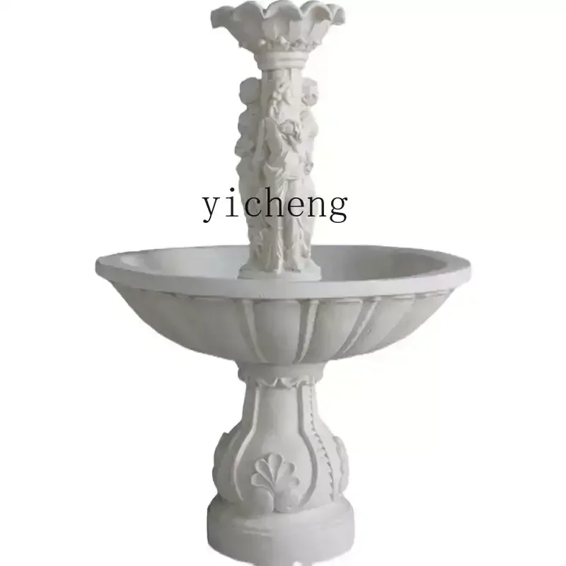 XL courtyard European-style flowing water fountain outdoor fish pond landscape pool landscaping decorative ornament