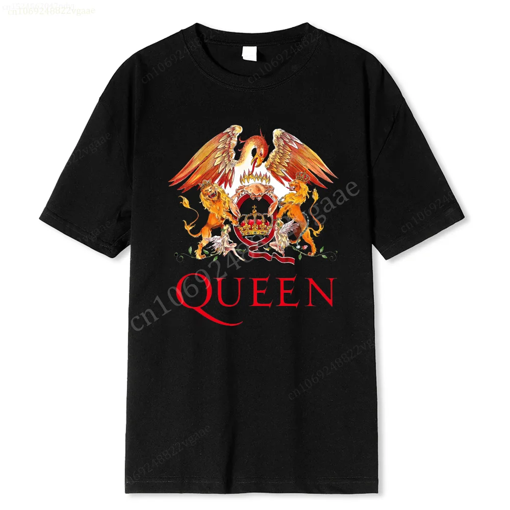 Queen Band T Shirt Men Cotton Women Kids Boys Girls Funny Comic Rock Hip Hop Vintage Retro Cotton Tee Oversized Clothes TOP