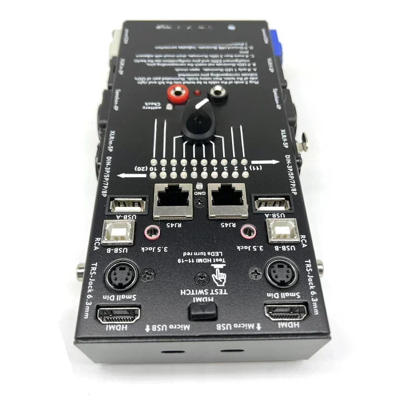 CT-04F, CT-20 Multi-function Line Tester, Audio Cable, XLR Signal Line Tester, Support HDMI, Support Testing 20 Types