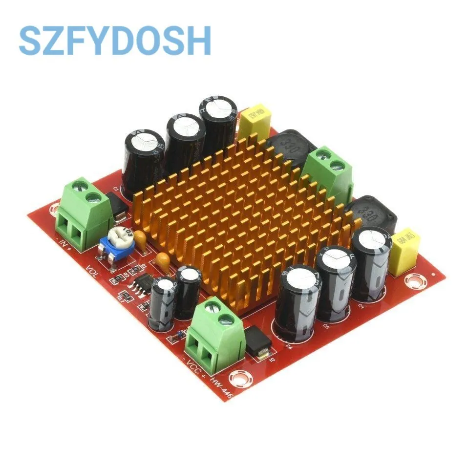 DC 12V 24V 150W TPA3116DA TPA3116D2 Mono Channel Digital Power Audio Amplifier Amp Board With Preamplifier XH-M544 