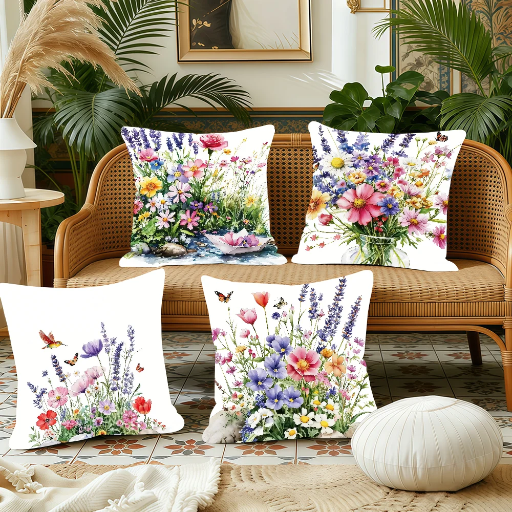 Luxurious Gold embellished cushion cover Pillow Case Plush Fabric Soft Double Sided Print Sofa Cushion Cover Throw Pillow Covers