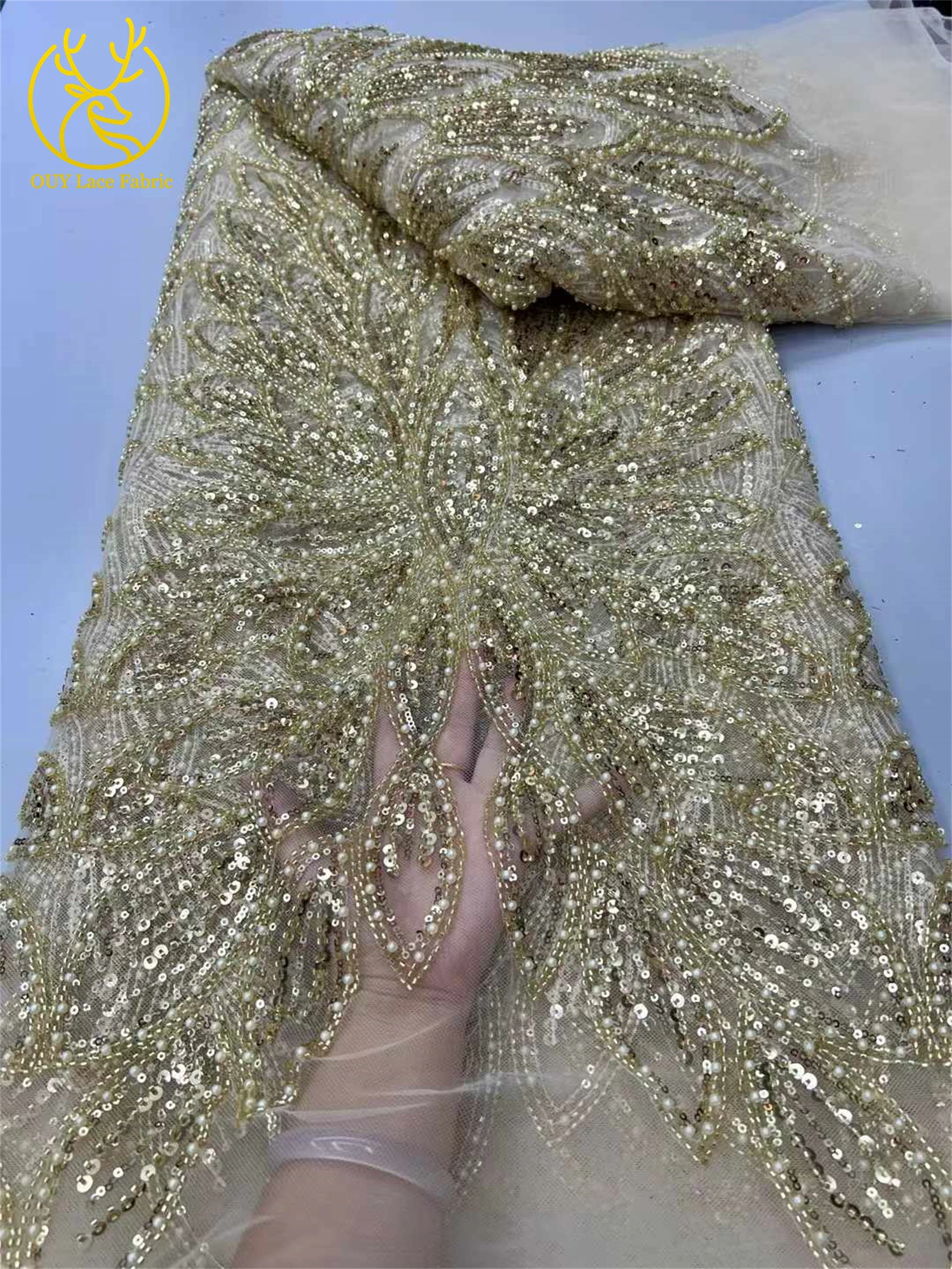 الموضة الأفريقية مطرز أقمشة الدانتيل 2025 تول الدانتيل الفرنسية النيجيري العريس الترتر أقمشة الدانتيل لخياطة فستان حفلات الزفاف