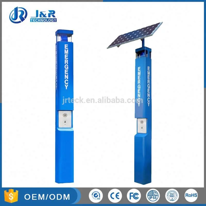 Emergency SOS Telephone with LED Lamp Corded Phone for Roadside Highway Subway Use