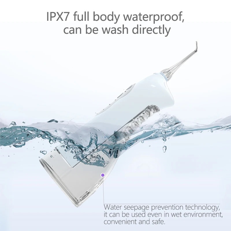 Беспроводной Оральный ирригатор Электрический водяной зубной Флоссер USB перезаряжаемый портативный струи воды зубы Водонепроницаемый 3 режима