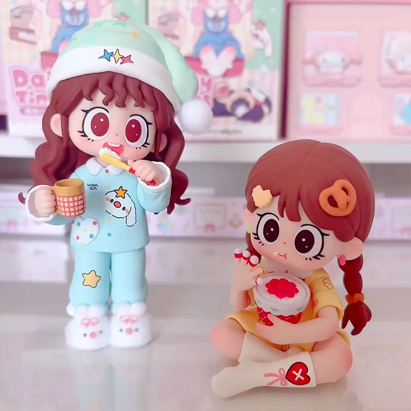 Milay Daily Times Series Blind Box Milay Action Anime Figurie Mystery Box Kawaii Girl Model Surprsie Bag Home Desk Decor Speelgoed