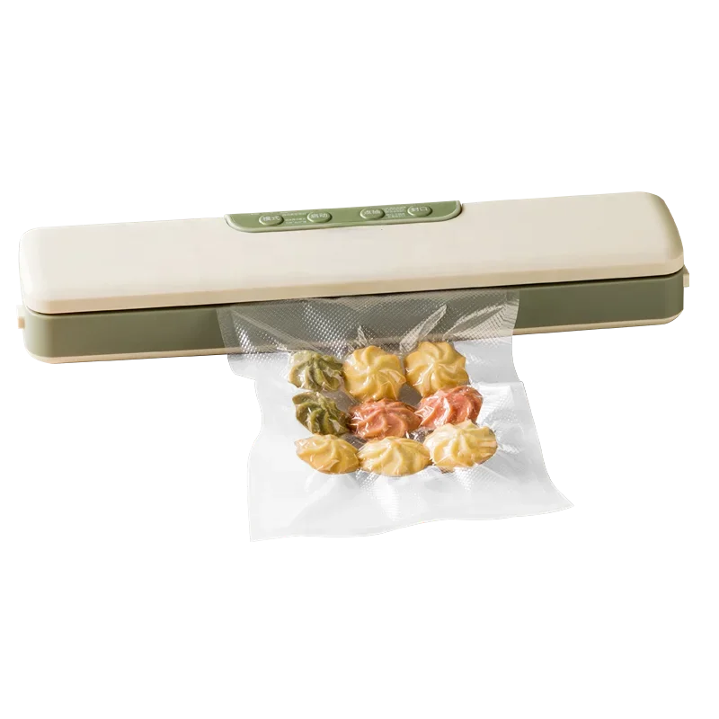 High Quality Home Food Vacuum Sealer Mini Automatic Sealing Packing Machine 2 in 1 Dry & Moist Food Vacuum Sealing Machine