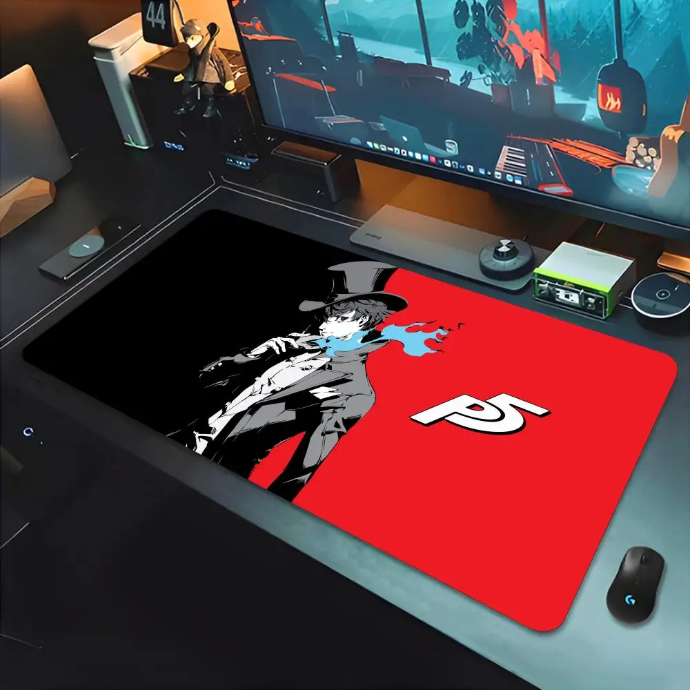 Popular anime Personas 3 Reloads  Mouse Pad Tapetes de Mesa Teclado, Borracha Kawaii, Tapete de Mesa Antiderrapante, XXL,90x40cm - Image 2
