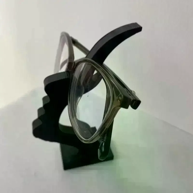 3D Printed Human Face Abstract Eyeglass Stand Minimalist Glasses Holder Desktop Ornament for Birthday Gift Idea