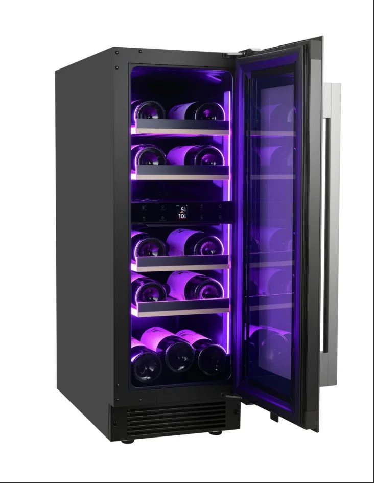 

18 Bottle Vertical Built in Cabinet Stand Refrigerator Red Wine Fridge Cooler Electric Mini Wine Coolerpromote sales
