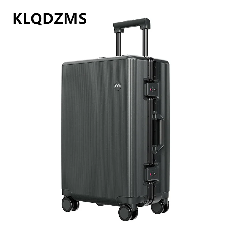 KLQDZMS Aluminum Frame Suitcase 20 Inches Boarding Box 22