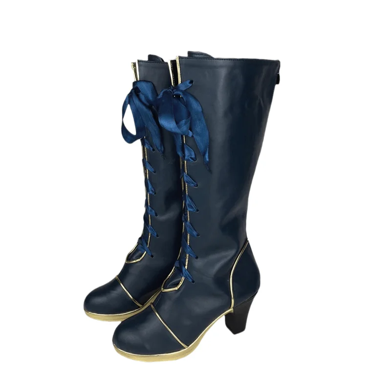 永遠の花エミリーダイアーコスプレ靴ゲームアイデンティティ V コスプレ小道具 PU 靴ハロウィンカーニバルブーツ Aceessories カスタムメイド