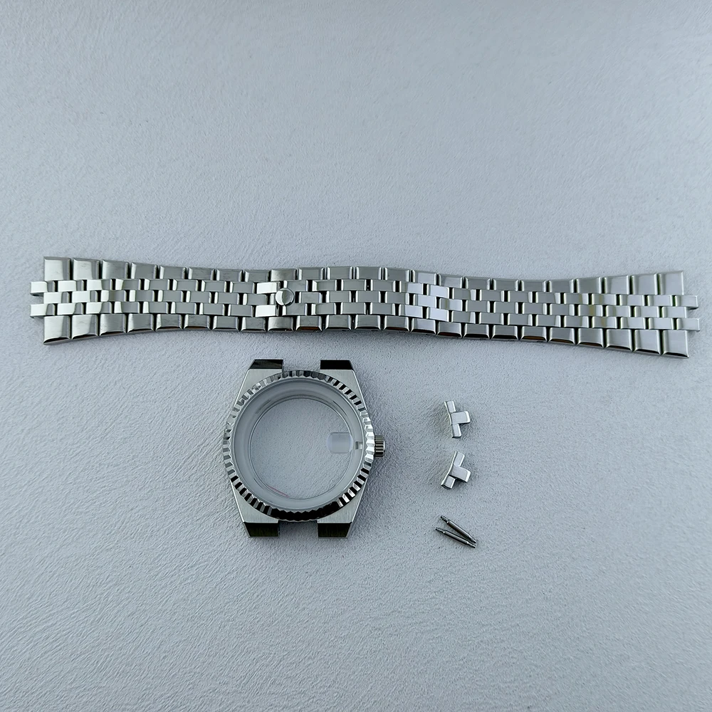 Корпус часов NH35 39,5 мм, сапфировое стекло, высококачественные автоматические механические часы, мужской корпус часов, подходит для механизма NH35