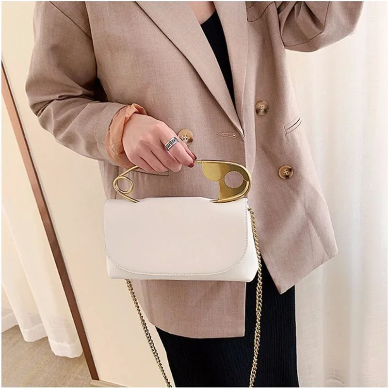 PU Leather Handbag Women Designer Chains flap Shoulder Bag 2020 Fashion Party Clutch Bags Purse Mini Crossbody Tote Female bolsa