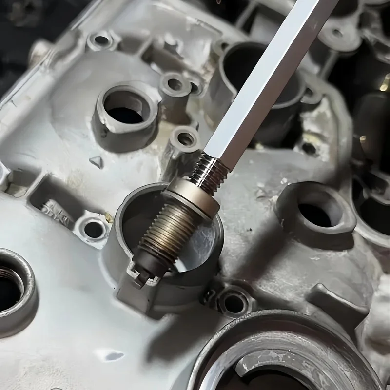 Reverse Thread Tools for Removing Broken Spark Plugs Car Repair Tool Easy Removal of Broken Screws with Inverted Cones And Hexag