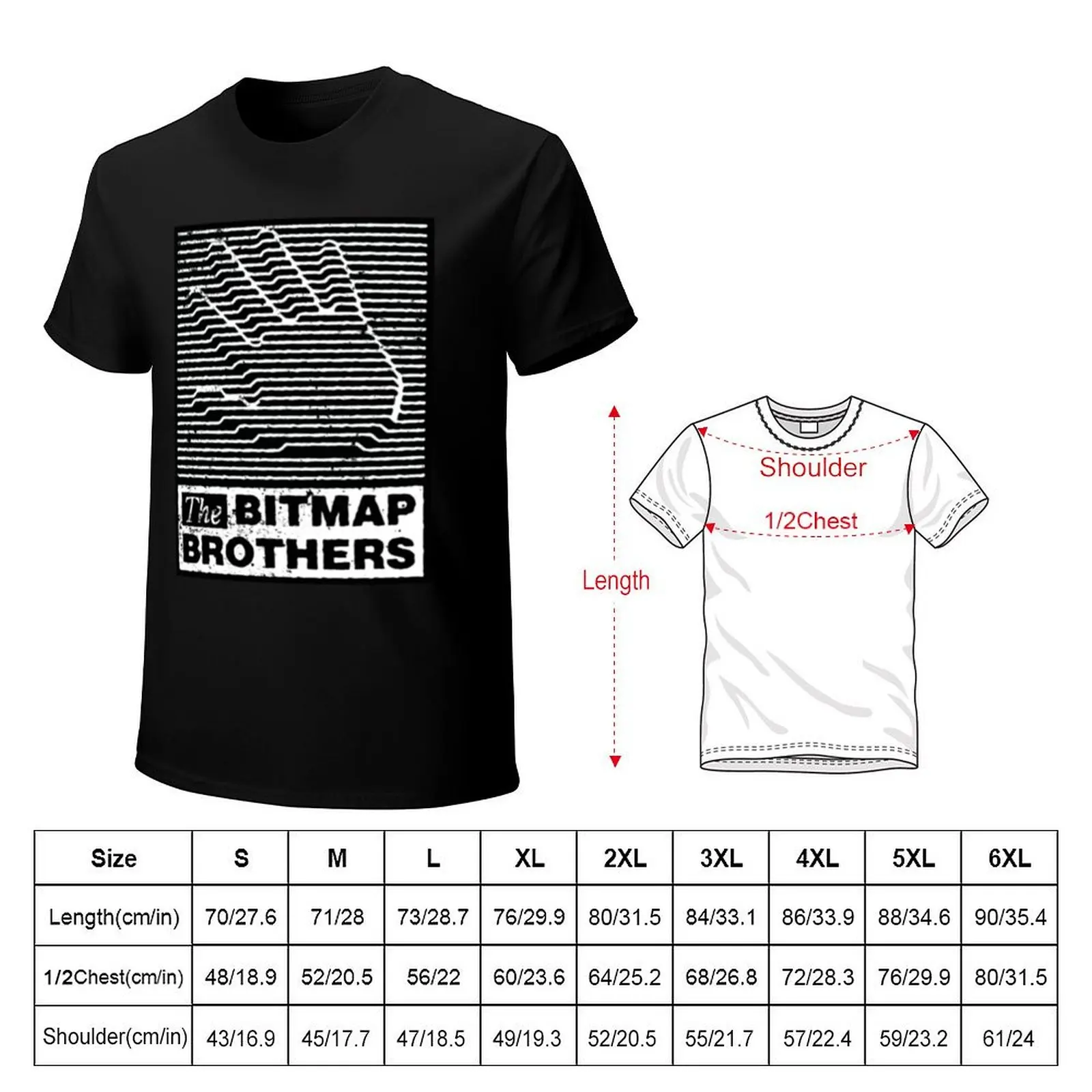 The Bitmap Brothers T-Shirt Trendy Print Short Sleeve T-Shirt