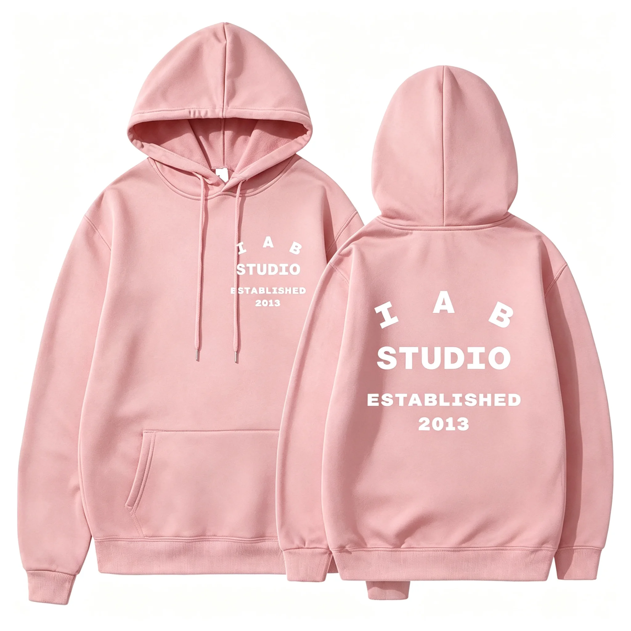 2026 Hip-Hop Streetwear Damen Pullover Hoodie mit Vorder- und Rückseiten-Buchstabenmuster, Kapuzenpullover, lockerer Schnitt, lässige Alltagsoberteile – Detail 10