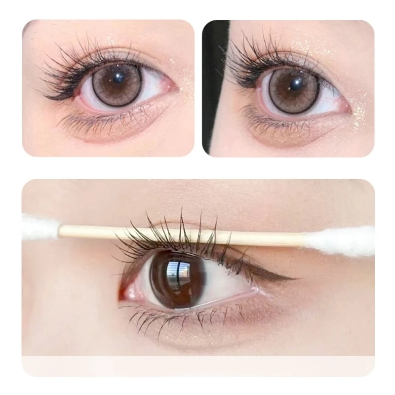 G99E 2 Pcs Partial Lash Curlers Wide-Angles Lash Curler Eyelash Curler with Comb